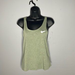 Nike green back strapped tank! Size small